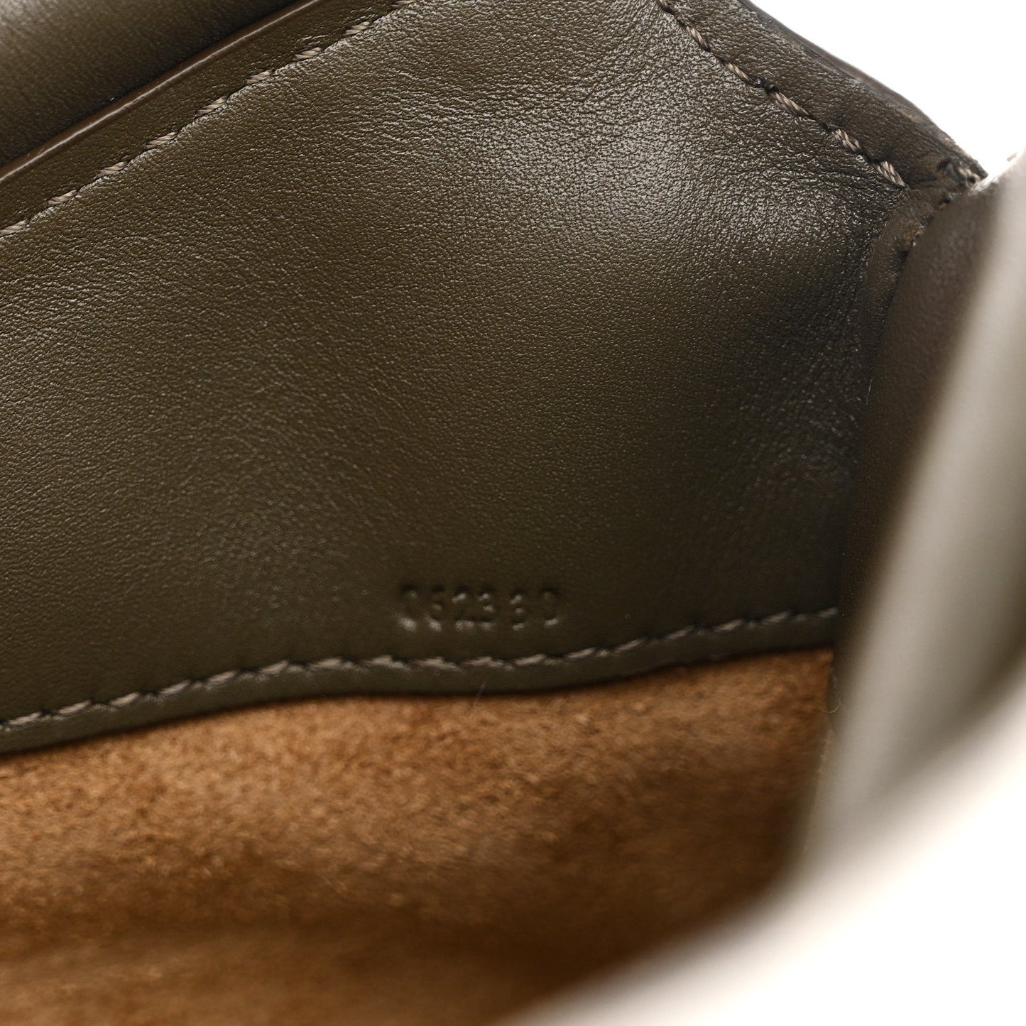 Shiny Nappa Calfskin Paseo Satchel Dark Khaki
