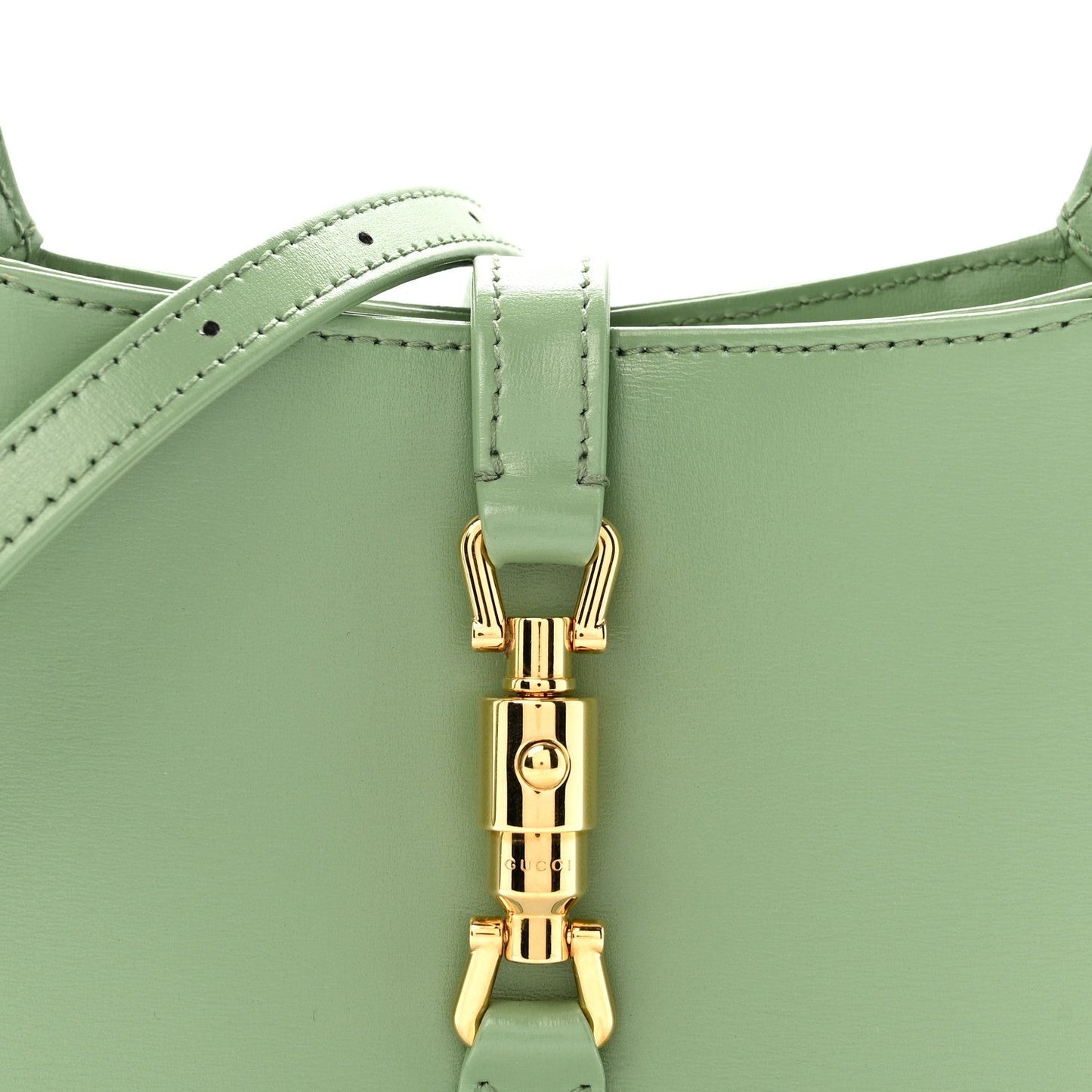 Boarded Dyana Lux Calfskin Mini Jackie 1961 Hobo Green Soil Grass
