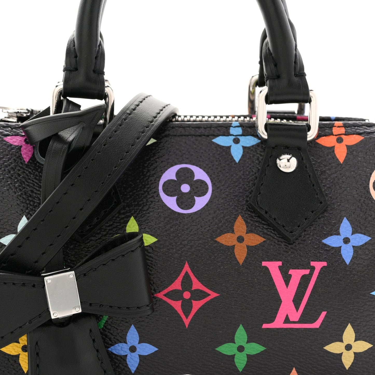 LV X TM Monogram Multicolor Nano Speedy Black