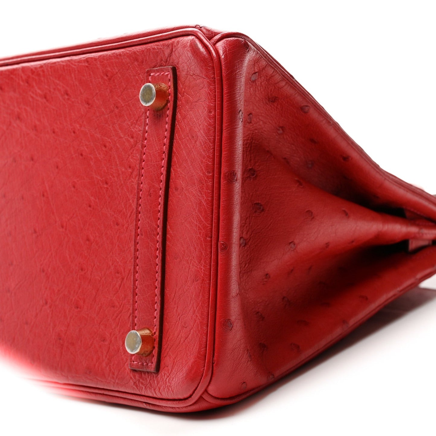 Ostrich Birkin 30 Rouge Vif