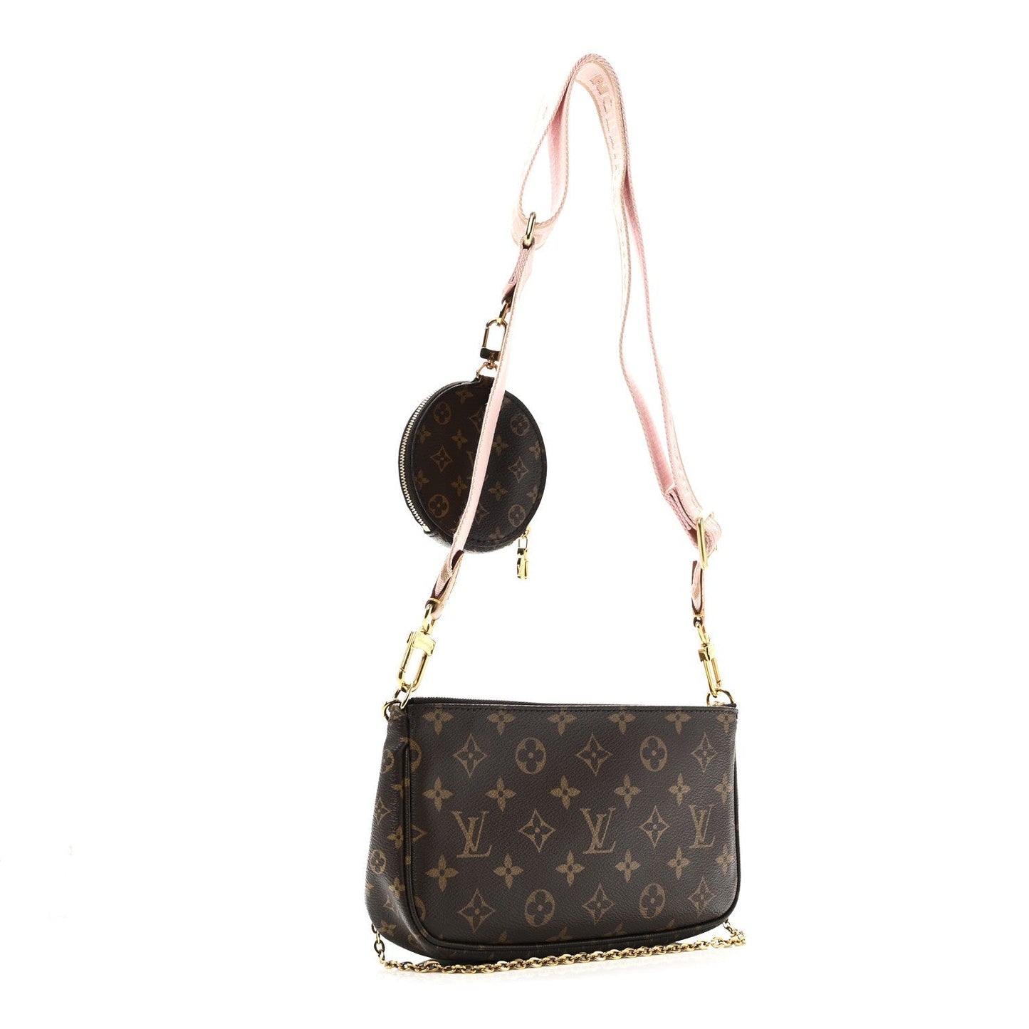 Monogram Multi Pochette Accessories Rose Clair