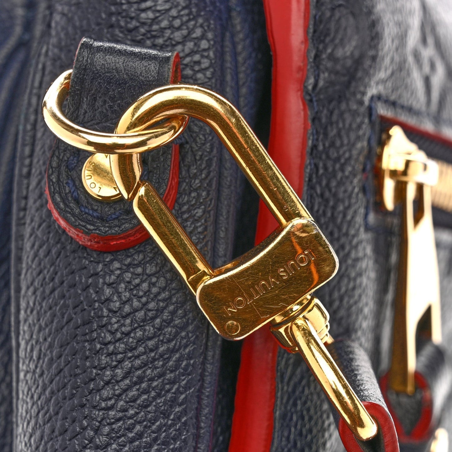 Empreinte Pochette Metis Marine Rouge