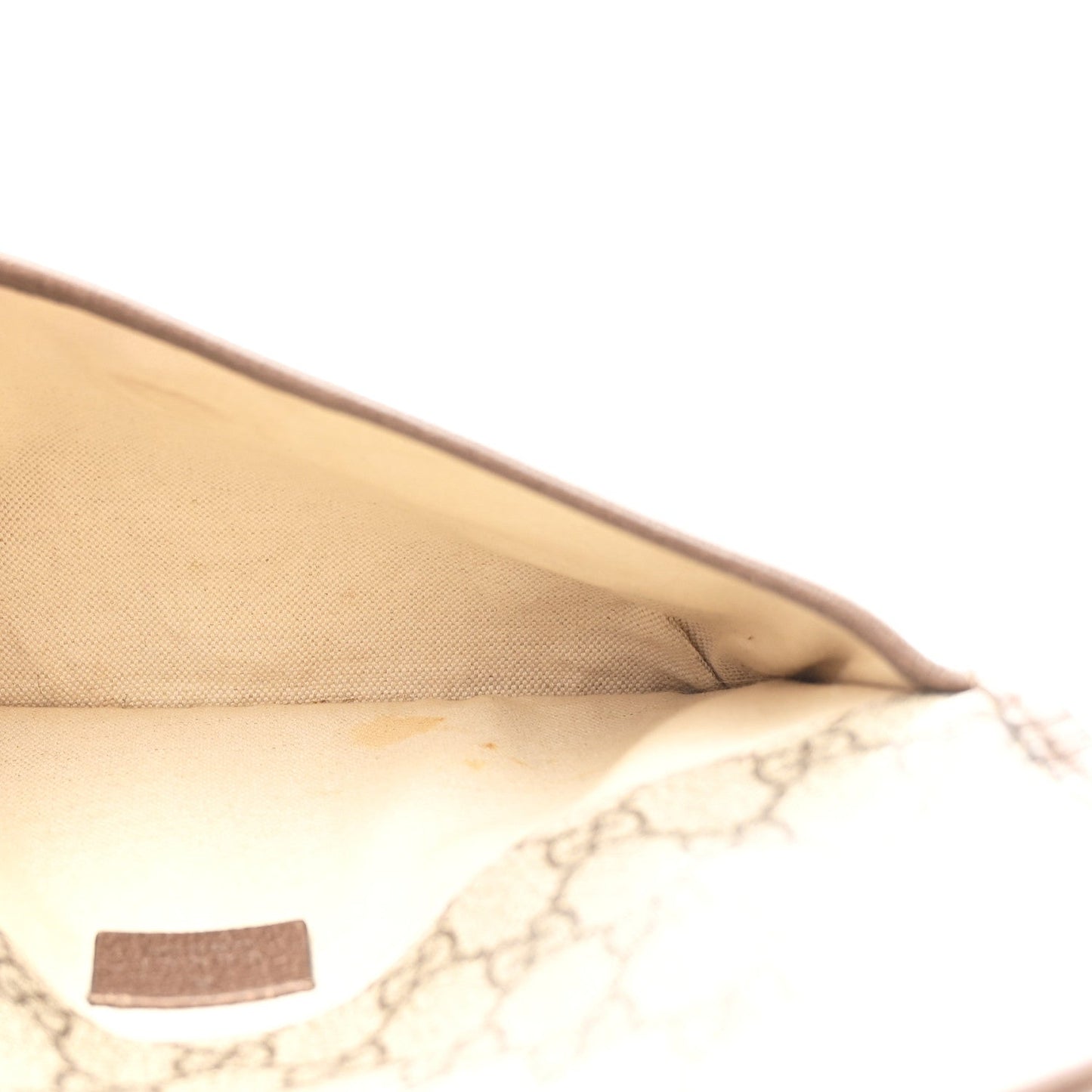 GG Supreme Monogram Neo Vintage Web Belt Bag Brown