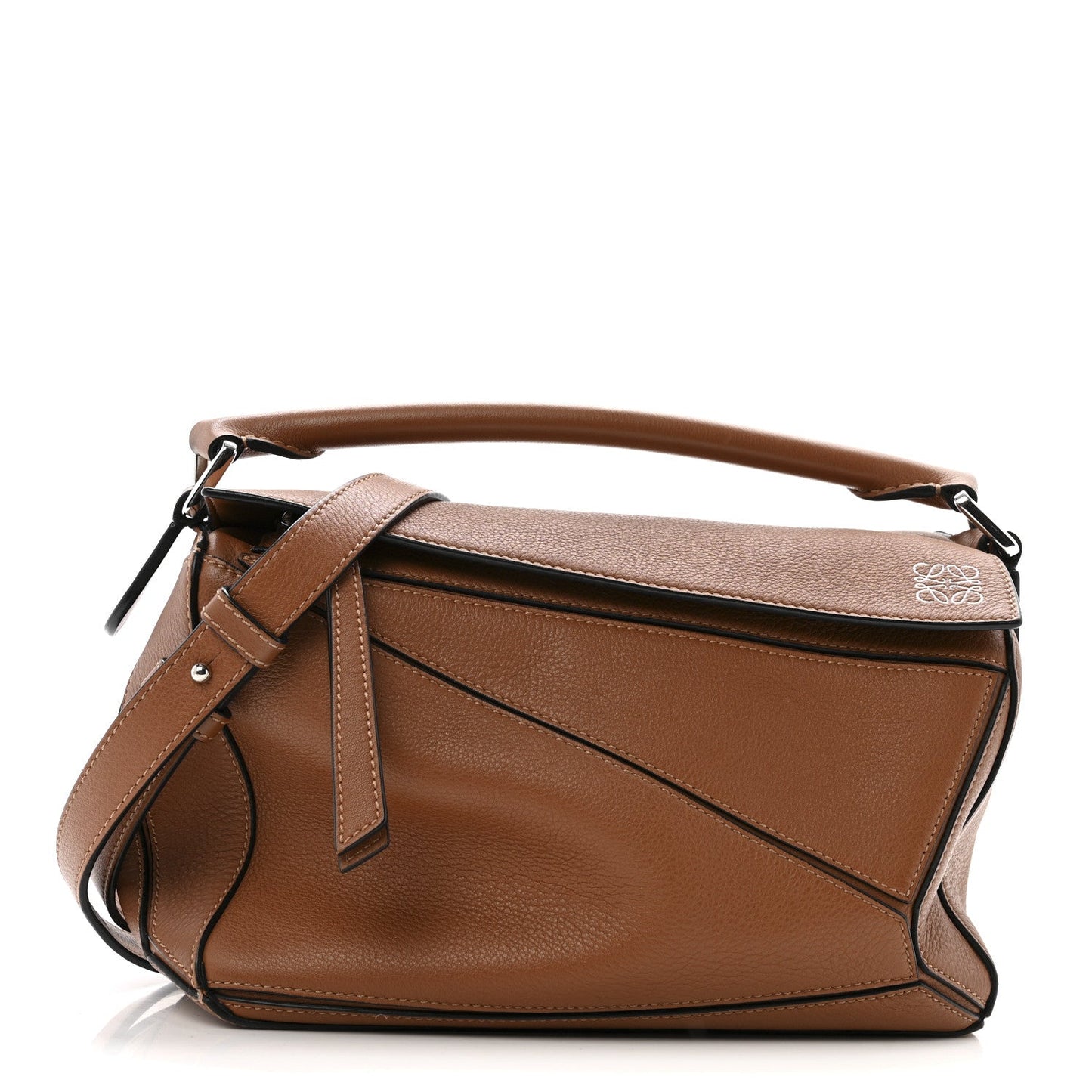 Calfskin Small Puzzle Bag Tan