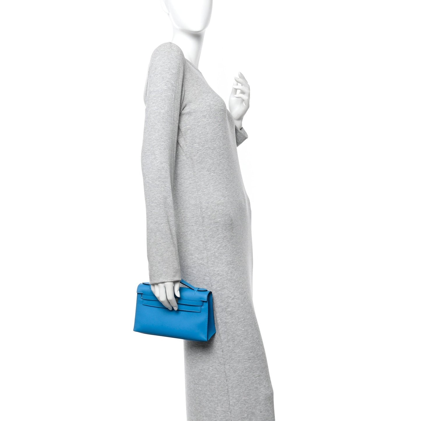 Swift Kelly Pochette Clutch Bleu Frida