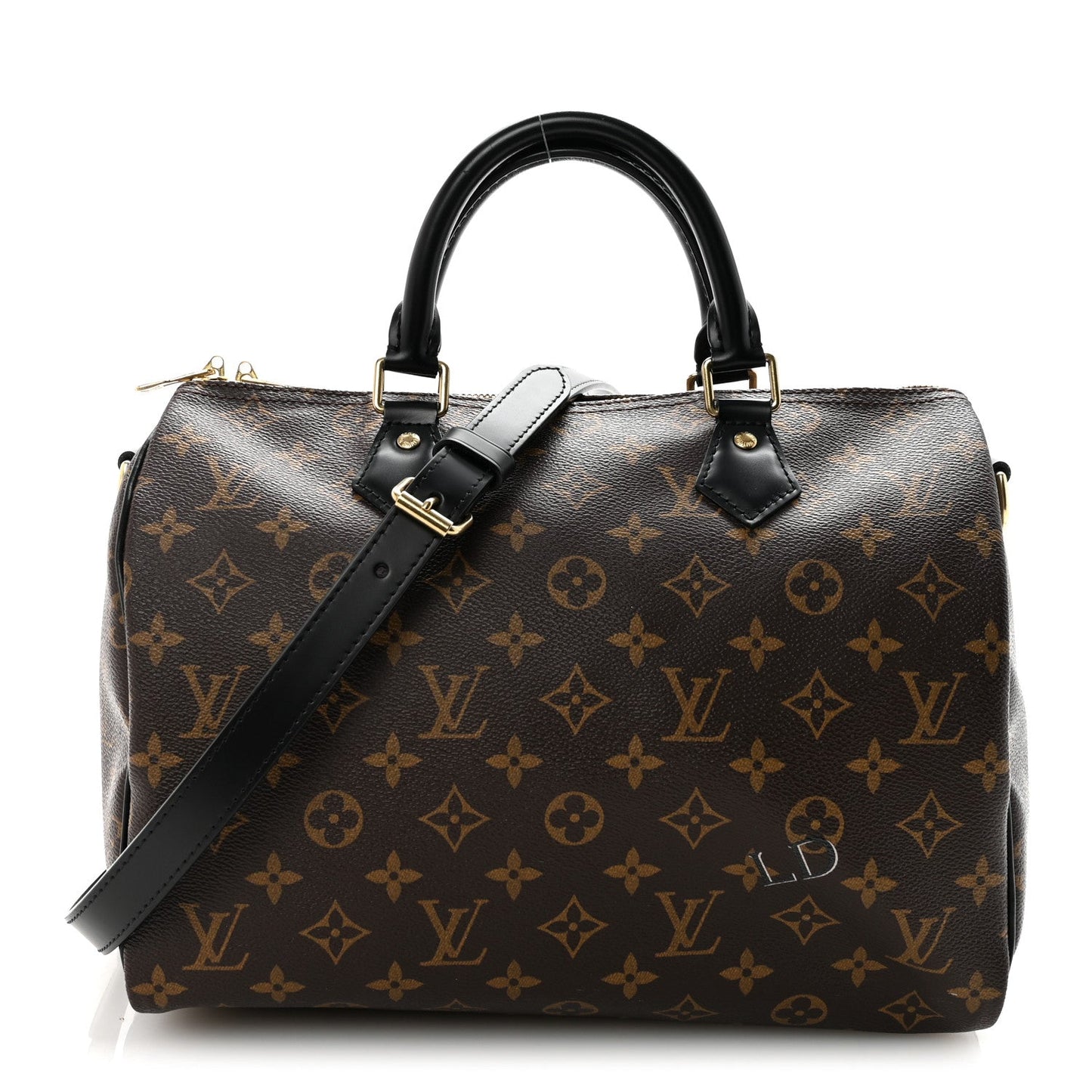 Monogram My World Tour Speedy Bandouliere 30 Black