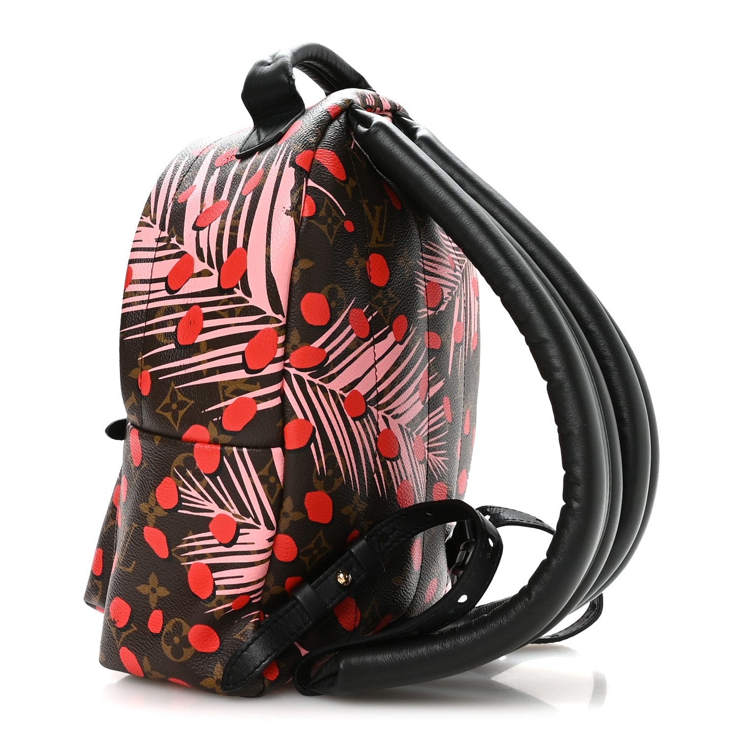 Monogram Jungle Dots Palm Springs Backpack PM Sugar Pink Poppy