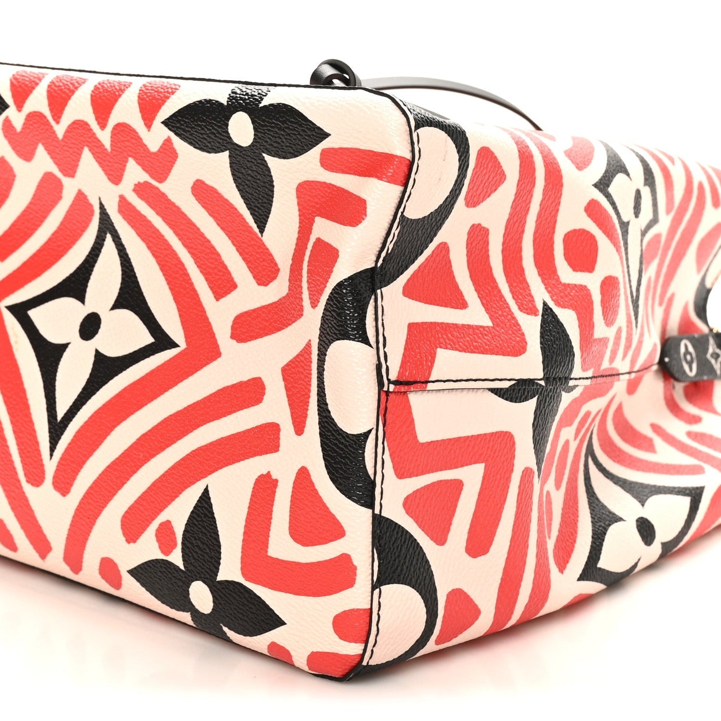 Monogram Giant Crafty NeoNoe MM Creme Rouge Black