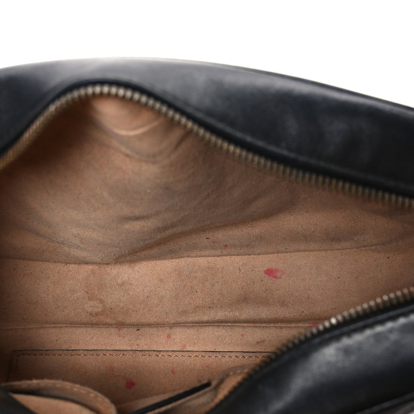 Calfskin Matelasse Small GG Marmont Chain Shoulder Bag Black