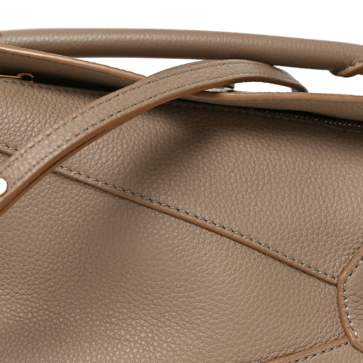 Soft Grained Calfskin Mini Puzzle Edge Bag Sand