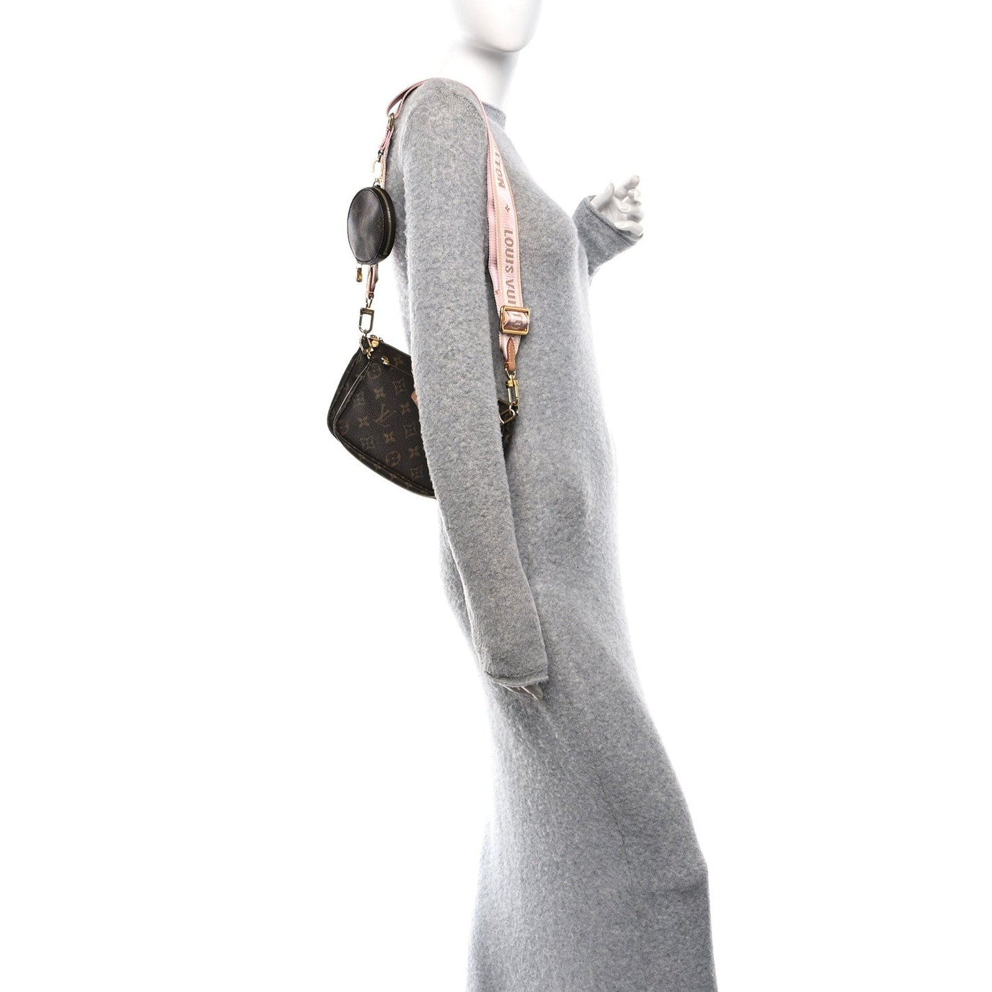 Monogram Multi Pochette Accessories Rose Clair