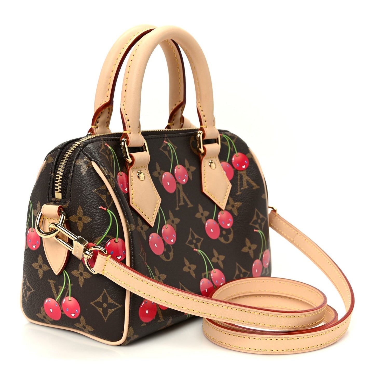 LV X TM Monogram Cerises Speedy Bandouliere 20