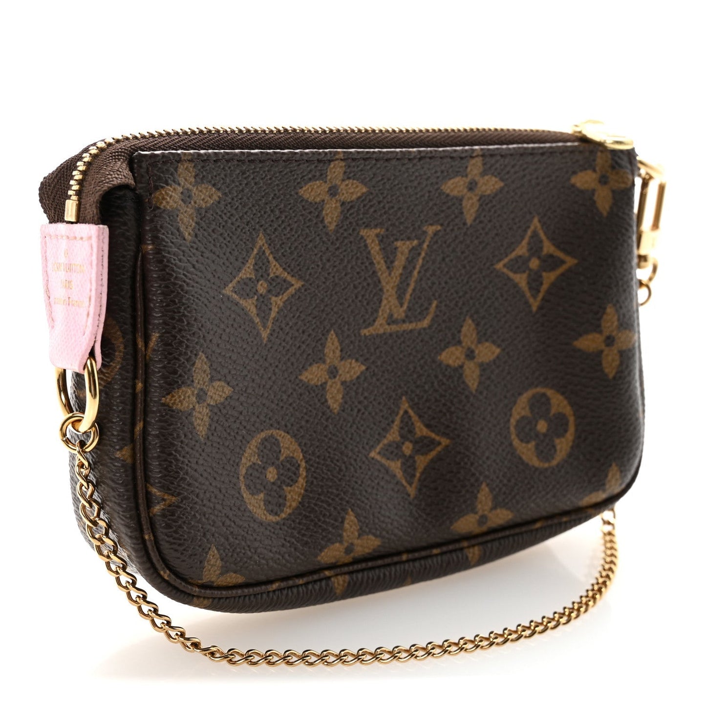 Monogram 2021 Christmas Animation Japanese Garden Mini Pochette Accessories Wisteria Pink