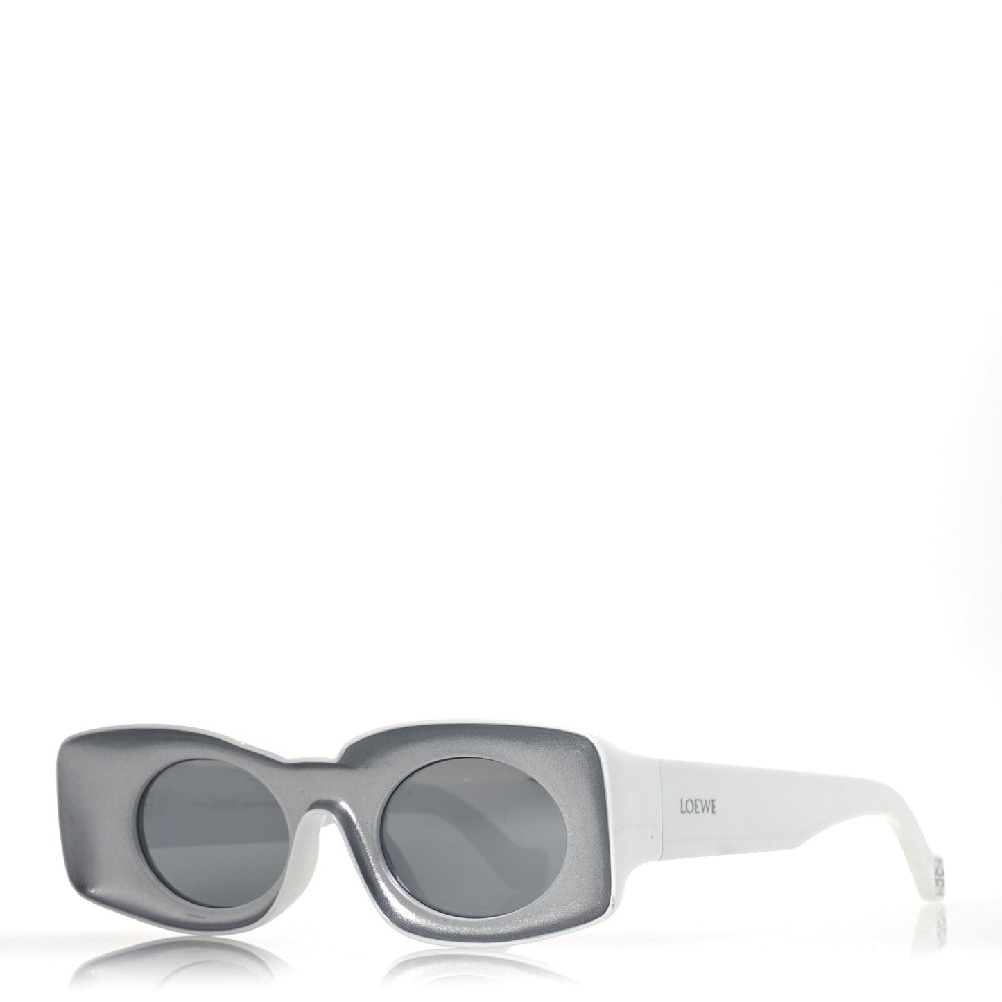 Acetate Sunglasses LW40033I Silver White