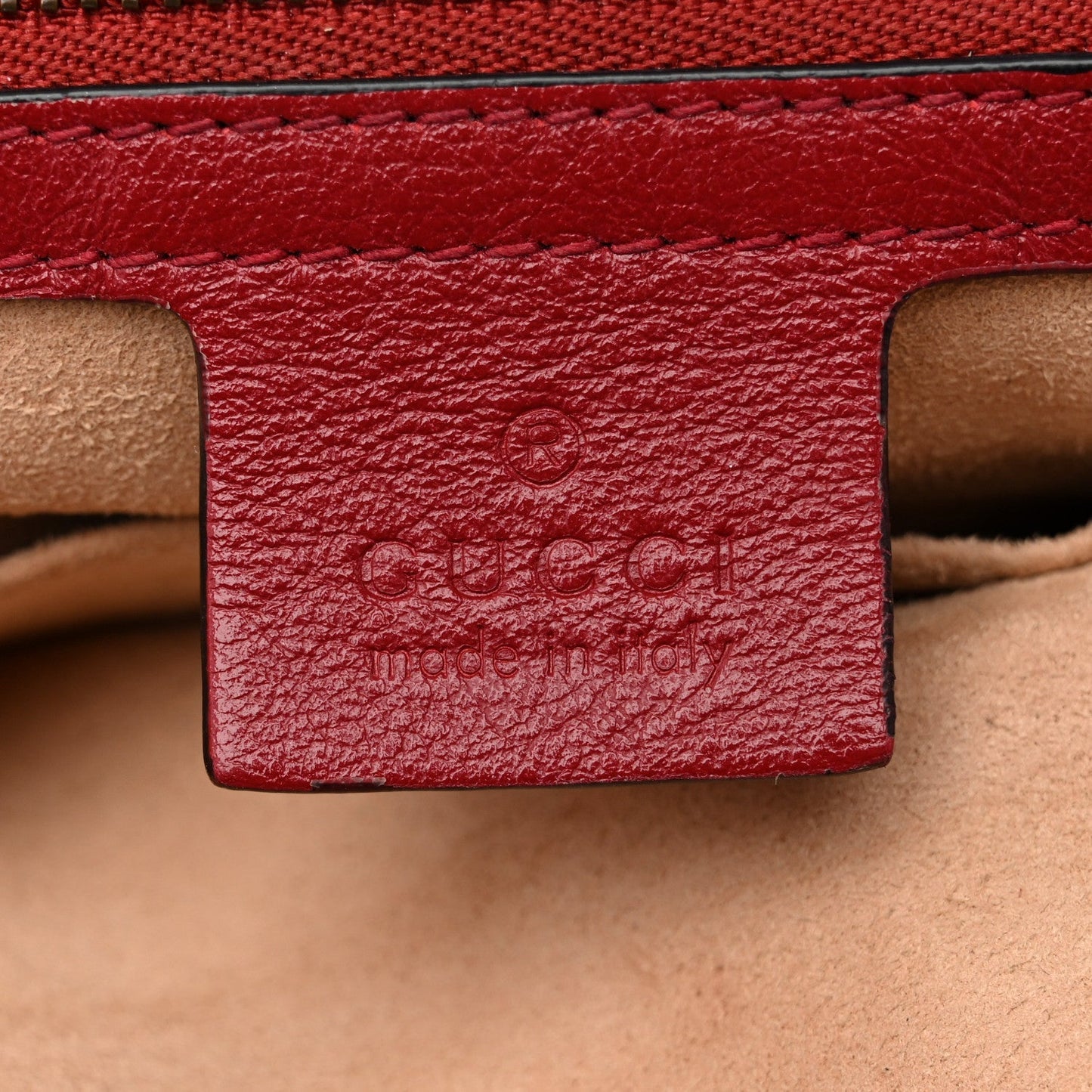 Vintage Effect Calfskin Matelasse Diagonal Large Torchon GG Marmont Shoulder Bag Black Romantic Cherry