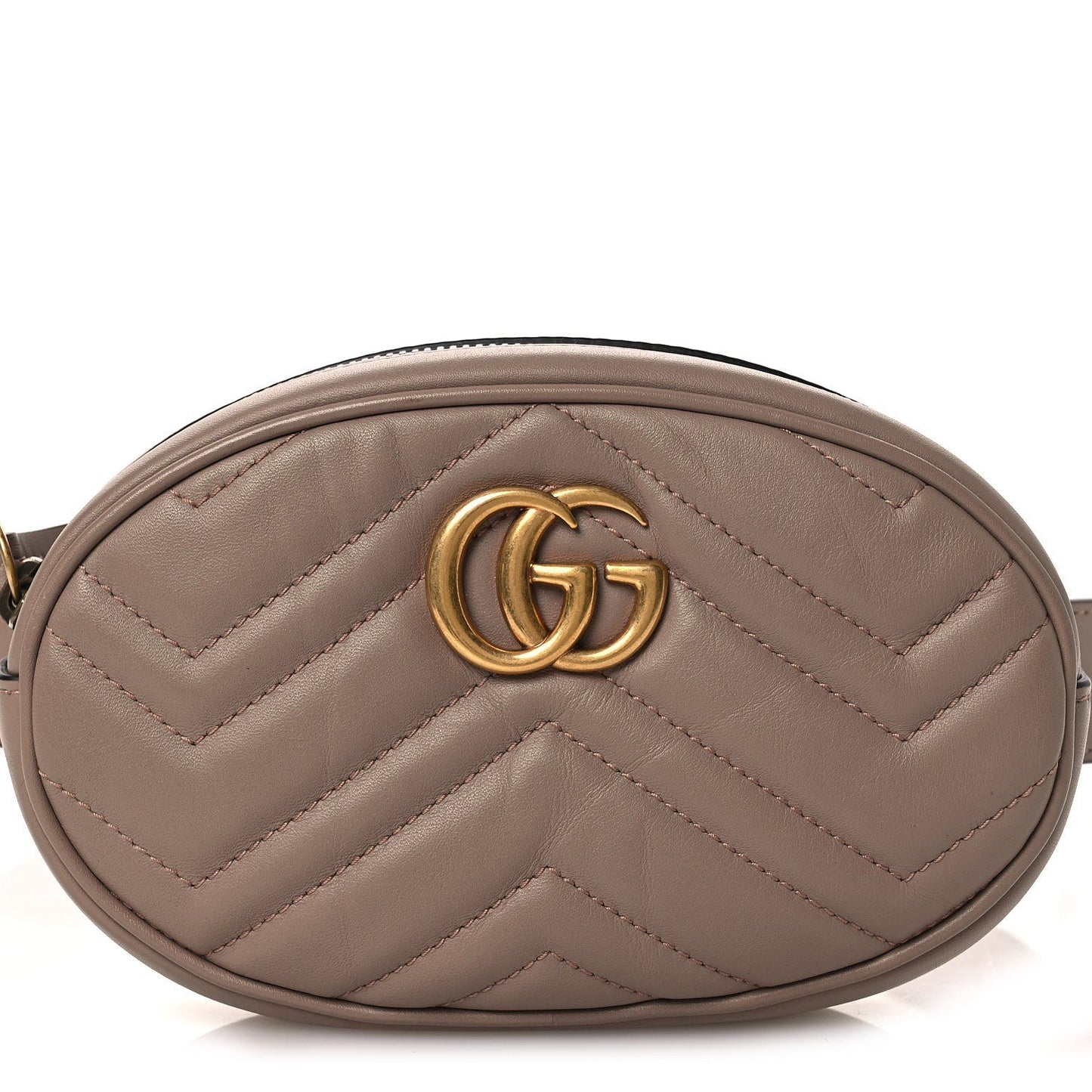 Calfskin Matelasse GG Marmont Belt Bag 85 34 Porcelain Rose