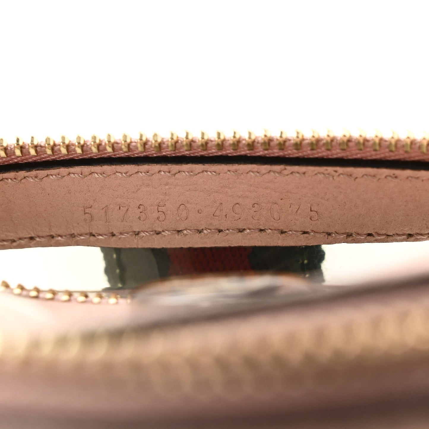 Vinyl Web Mini Ophidia Transparent Shoulder Bag Perfect Pink