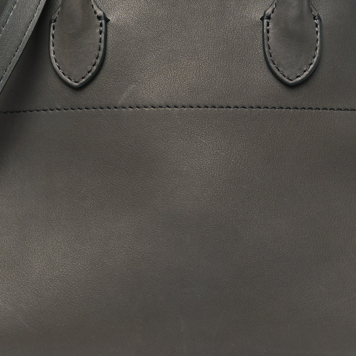 Polished Saddle Calfskin Soft Margaux 10 Bag Koala Grey