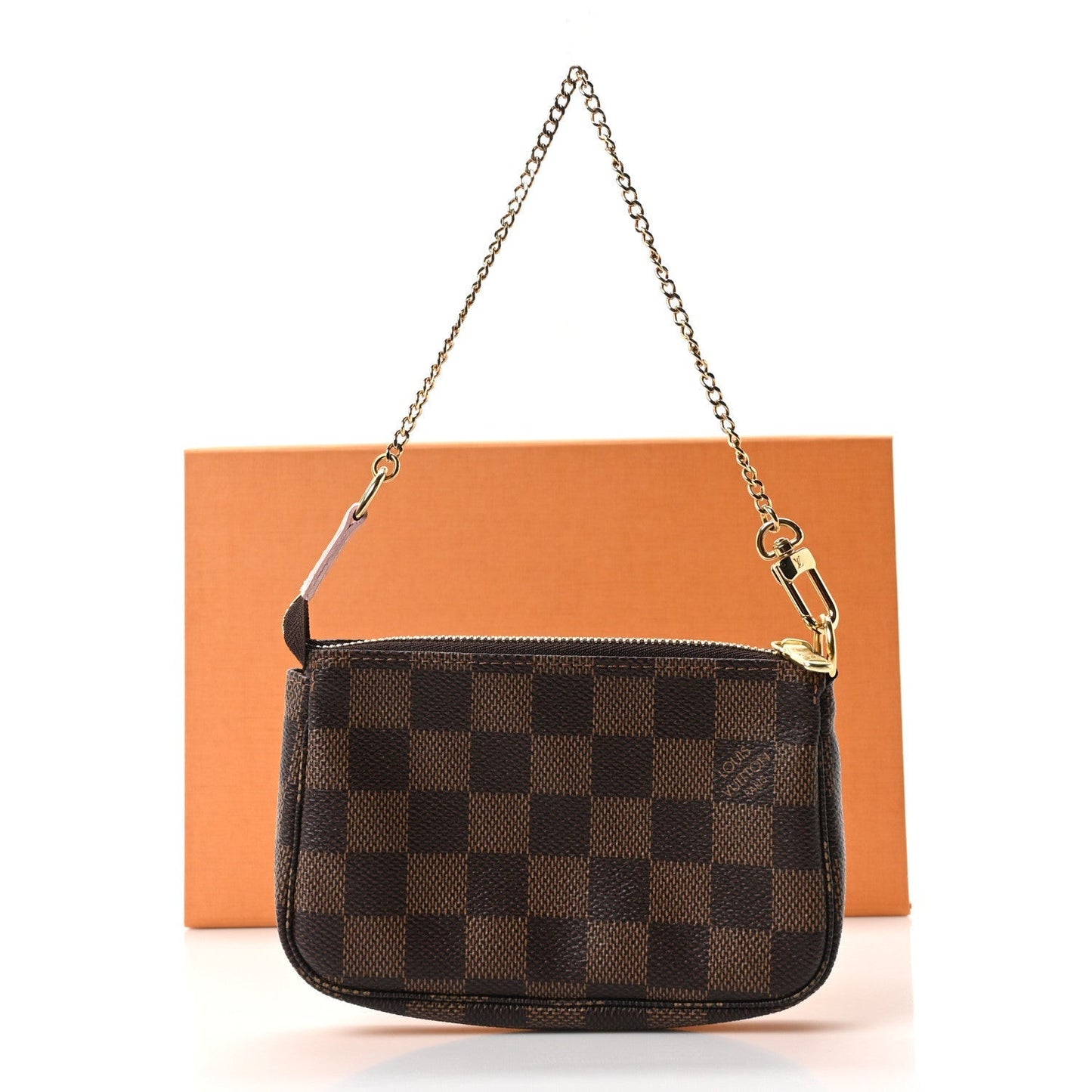 Damier Ebene 2020 Christmas Animation Big Wheel Mini Pochette Accessories Rose Ballerine