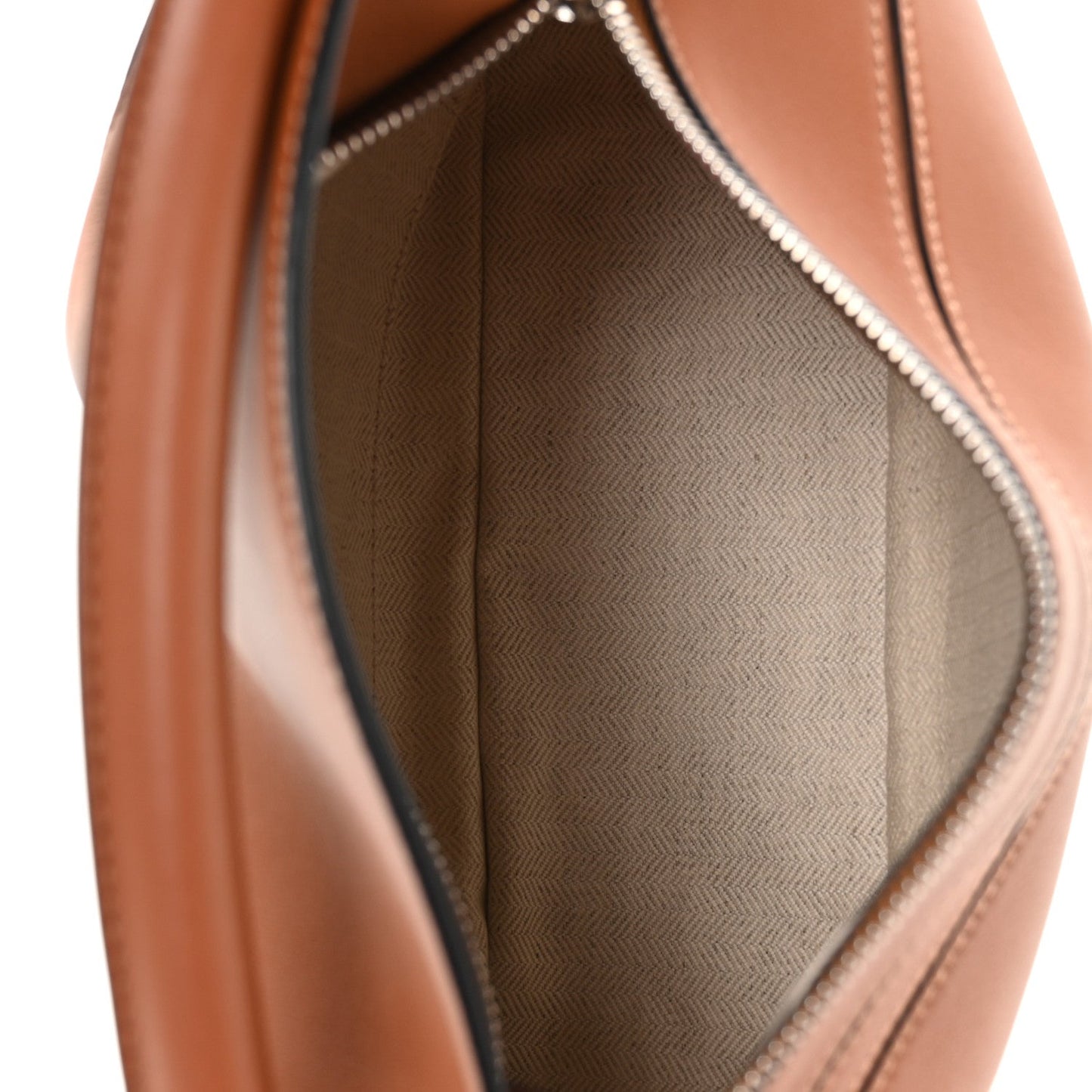 Calfskin Small Puzzle Edge Bag Tan