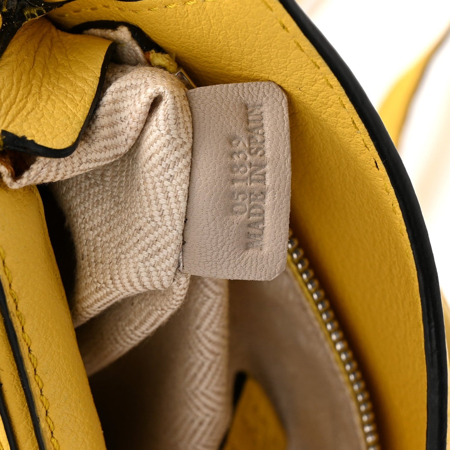 Calfskin Mini Puzzle Bag Yellow