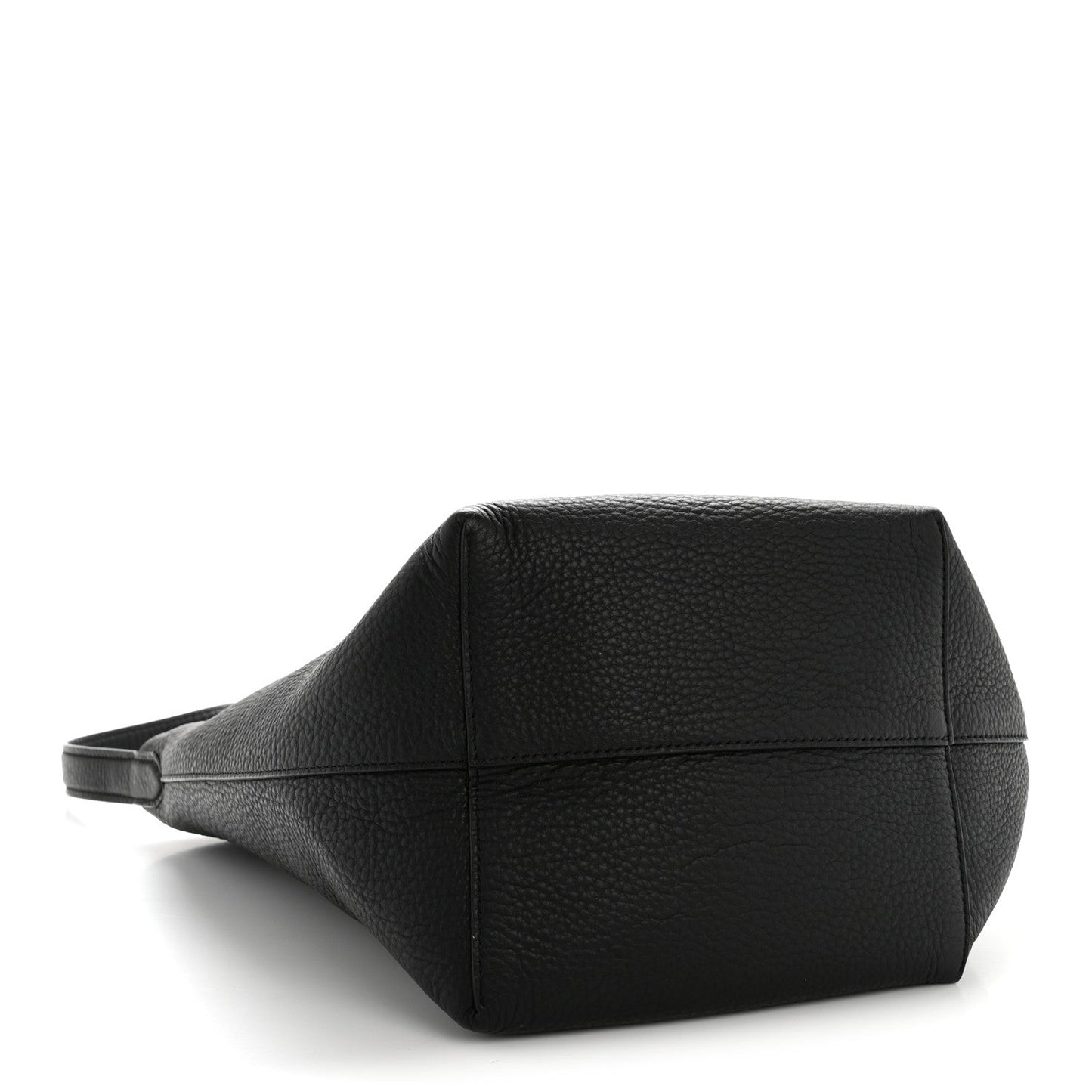 Grained Calfskin Medium N/S Park Tote Black