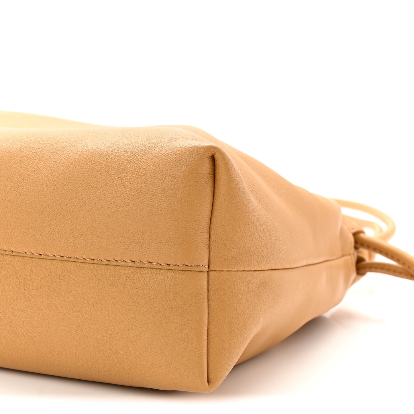 Mellow Nappa Donut Medium Chain Flamenco Knot Clutch Sahara