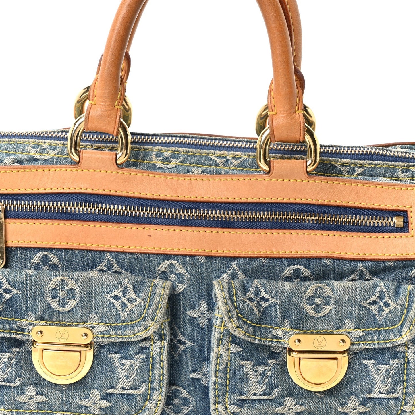Monogram Denim Neo Speedy Blue