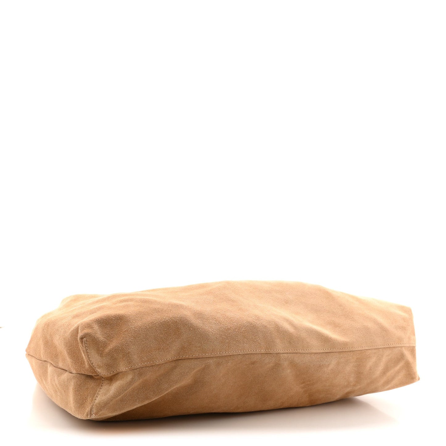 Suede Bindle Bag Warm Beige
