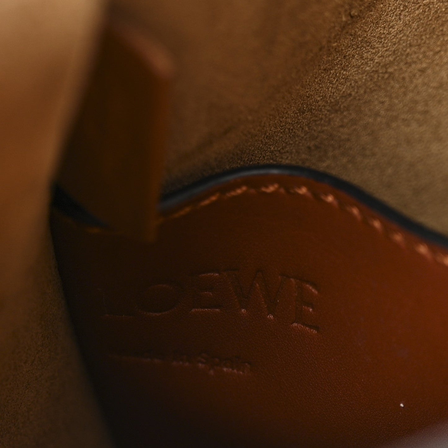 Calfskin Gate Bucket Bag Brown
