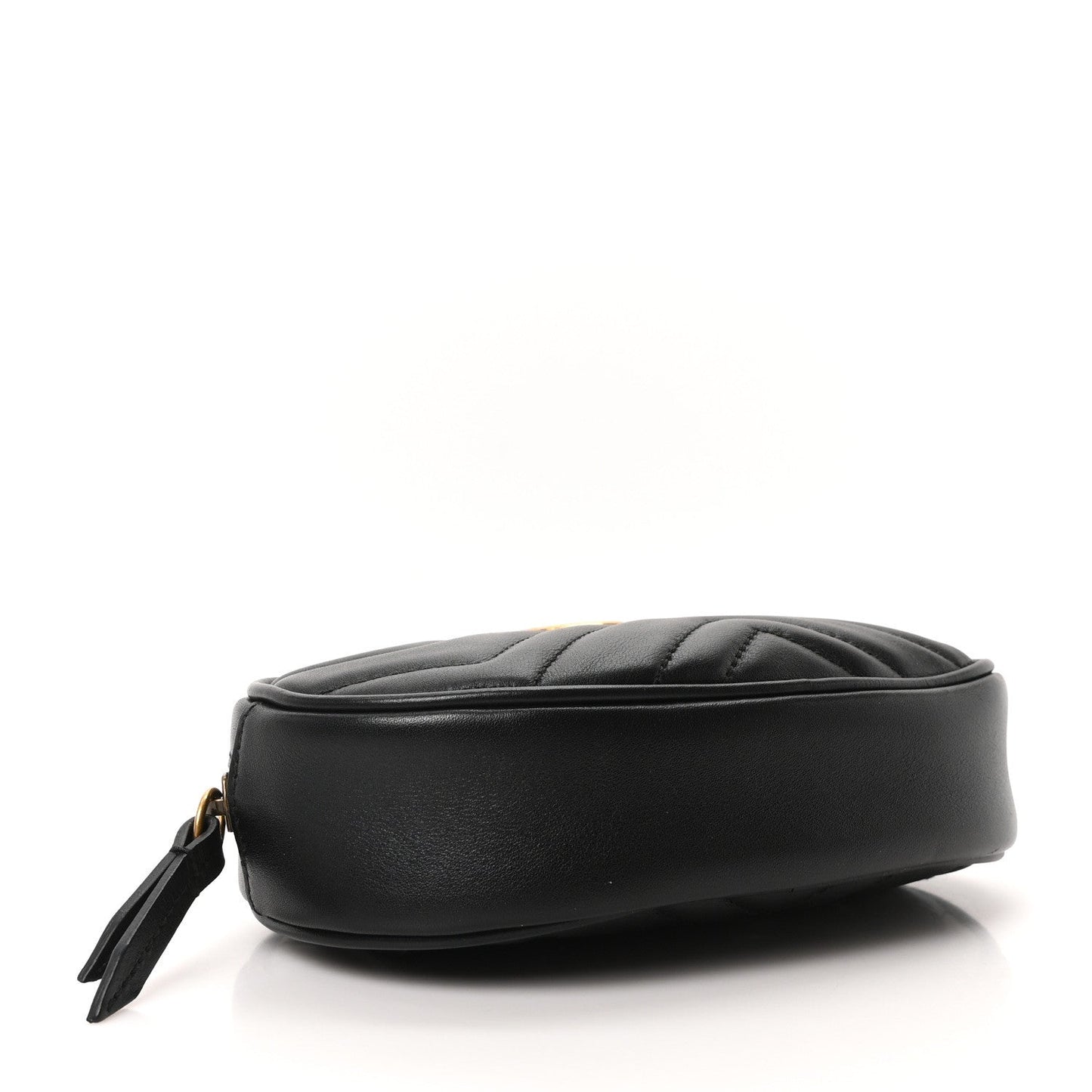 Calfskin Matelasse GG Marmont Belt Bag 95 38 Black
