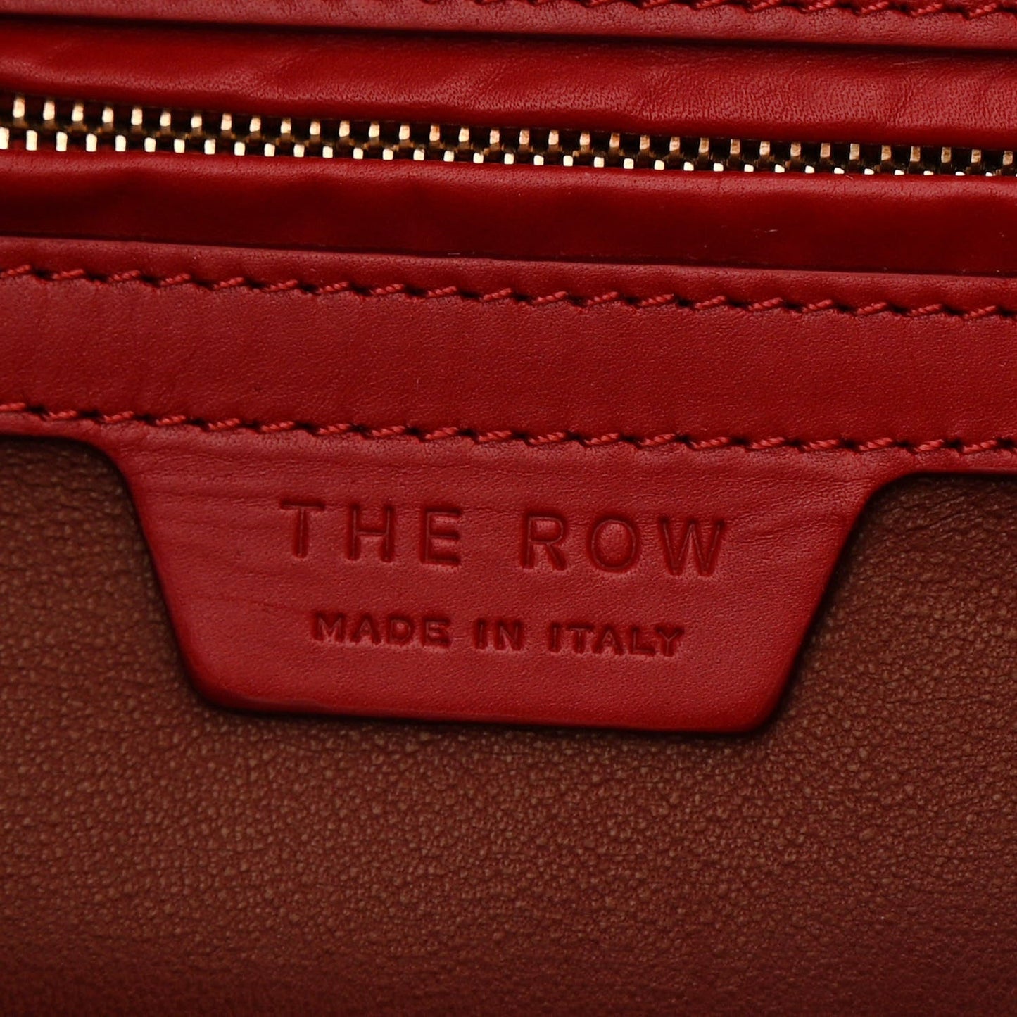 Calfskin Polly Tote Red