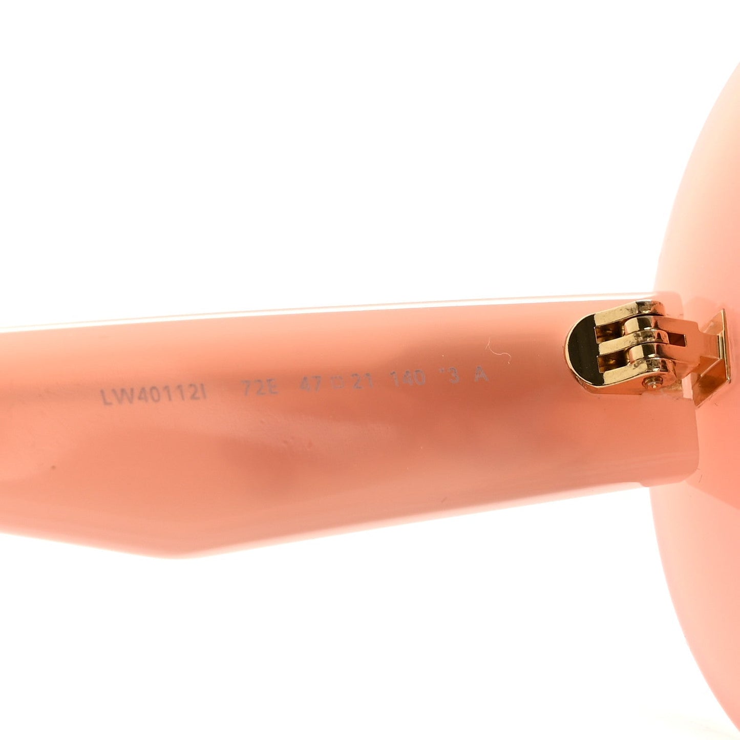 Acetate Curvy Round Sunglasses LW40112I Pink