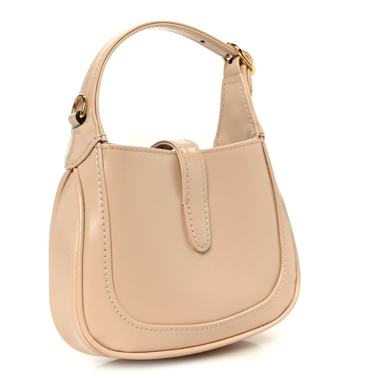 Boarded Dyana Lux Calfskin Nano Jackie 1961 Hobo Souffle Rose