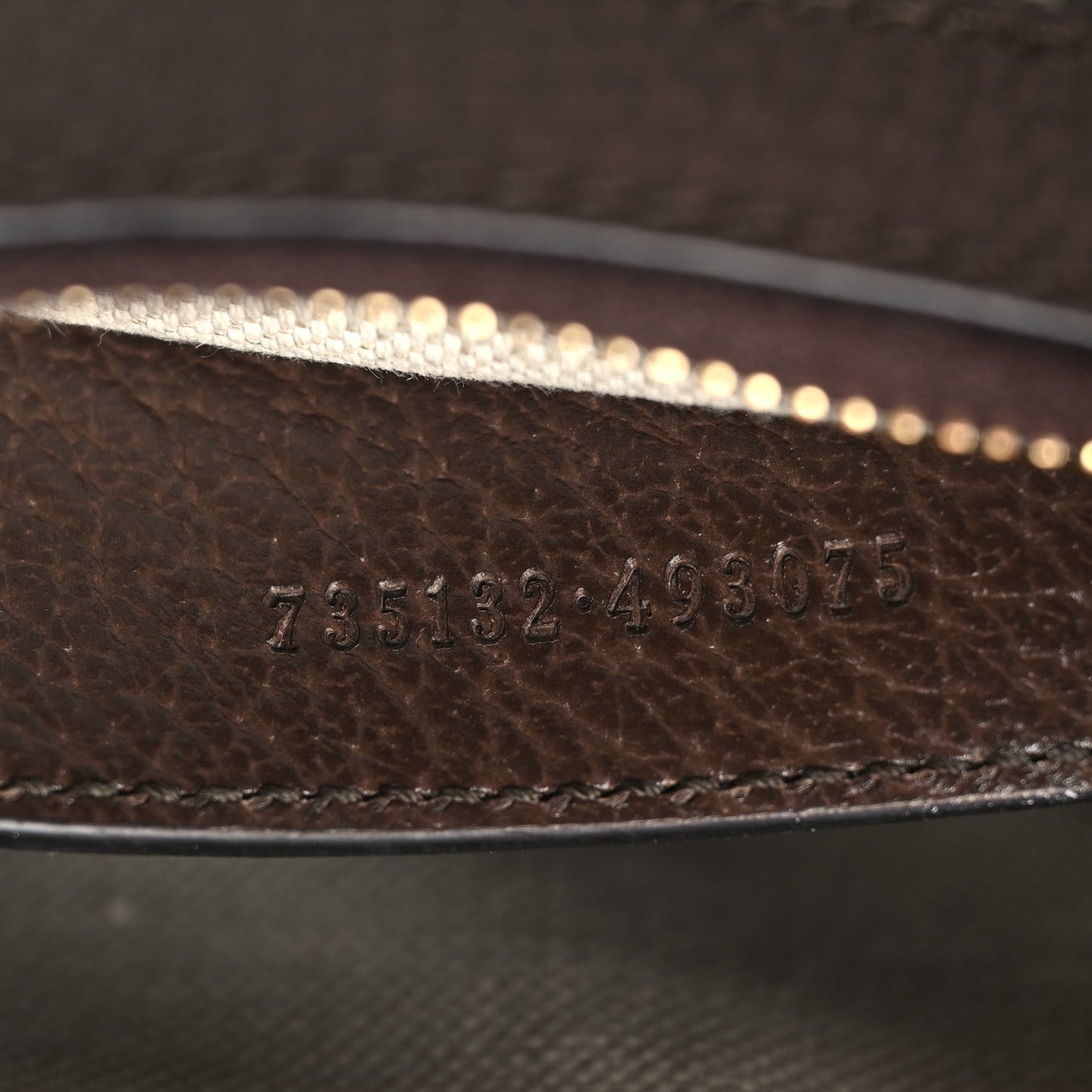 GG Supreme Monogram Textured Dollar Calfskin Web Small Ophidia GG Handbag Beige Ebony New Acero