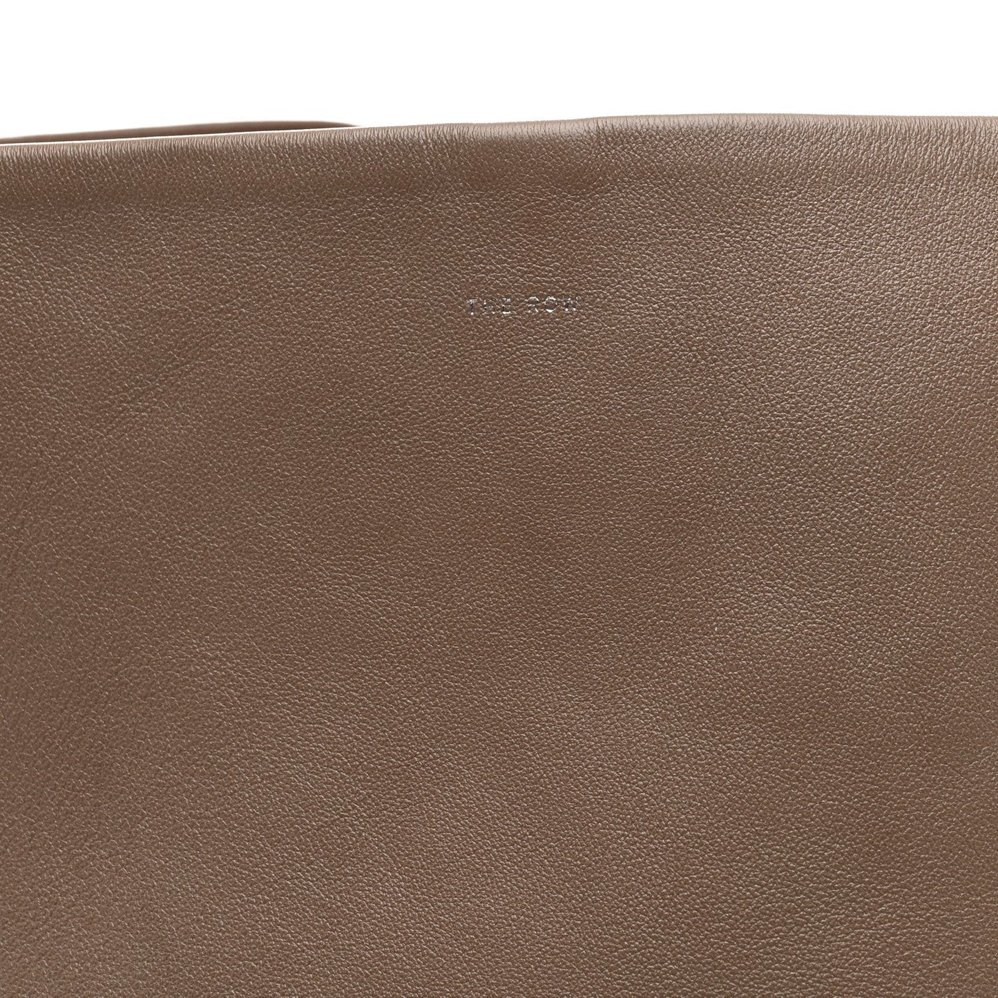 Grained Calfskin Large N/S Park Tote Dark Taupe