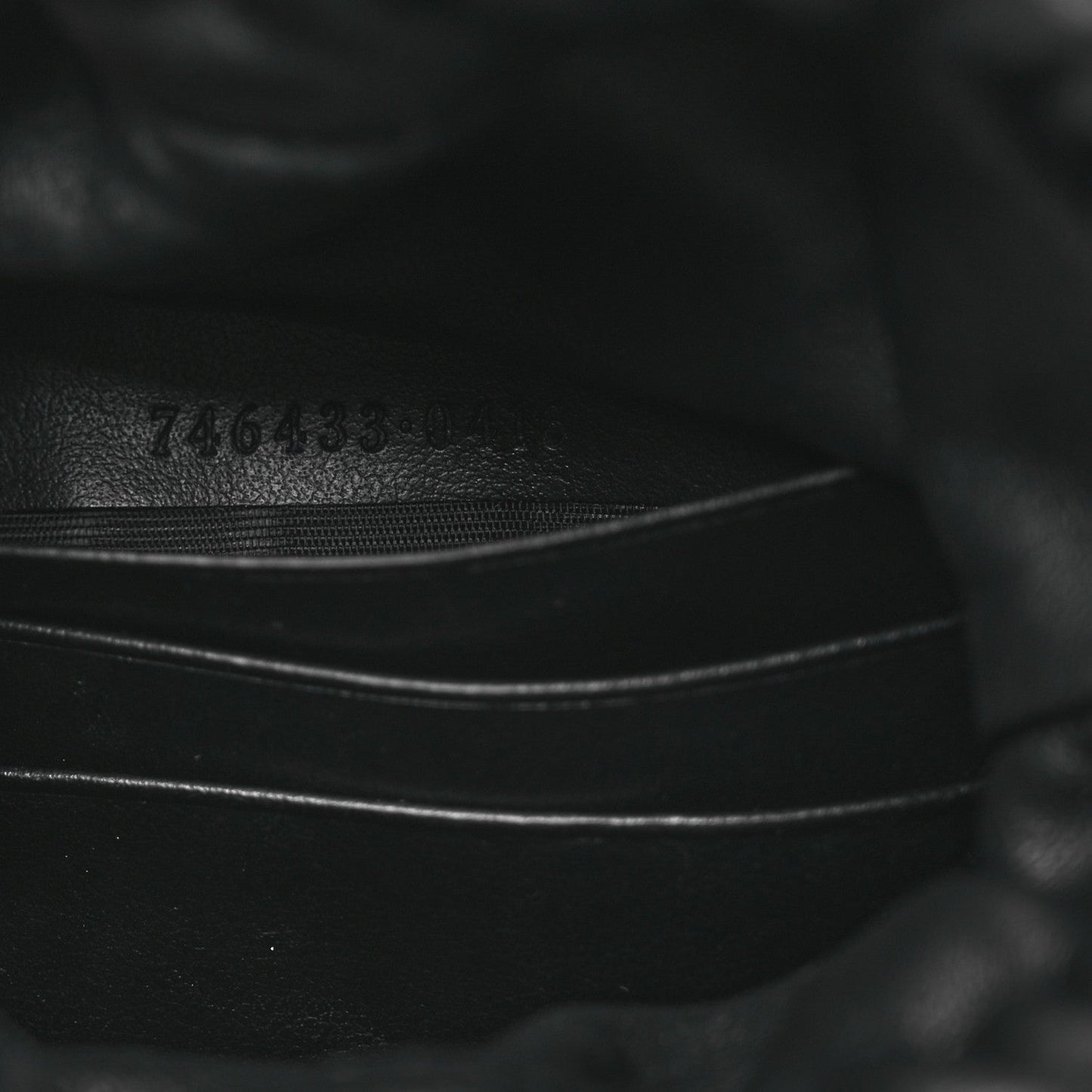 Calfskin Matelasse Front Pocket Mini GG Marmont Bucket Bag Black