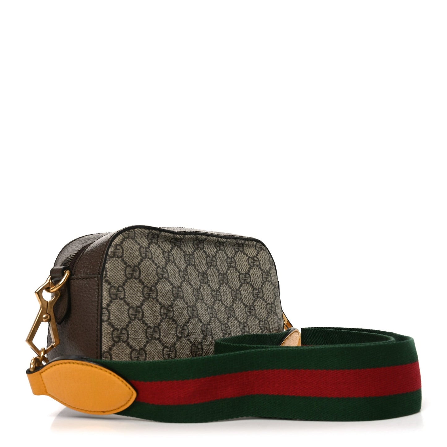 GG Supreme Monogram Web Neo Vintage Shoulder Bag Beige New Acero Crop