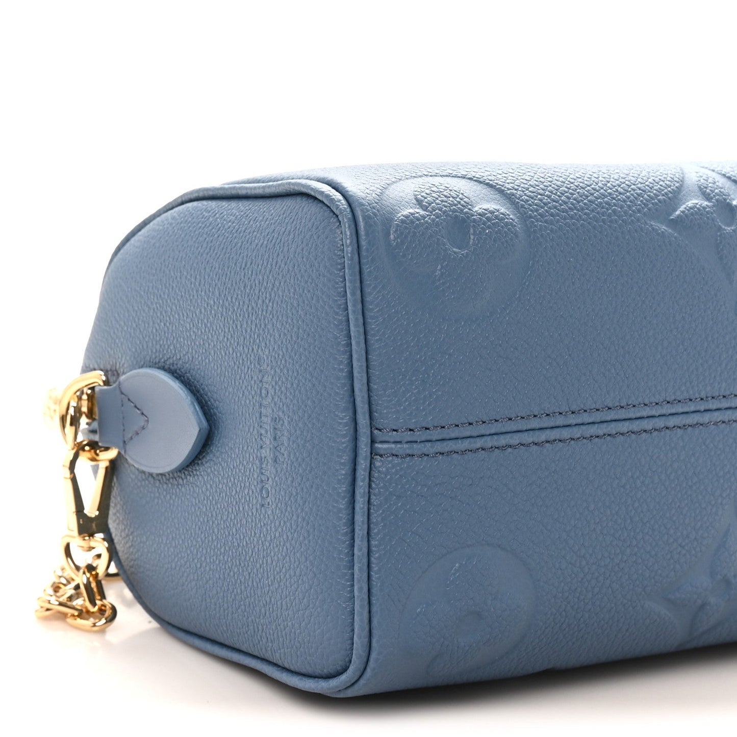 Metallic Empreinte Monogram Giant Speedy Bandouliere 20 Navy Nacre