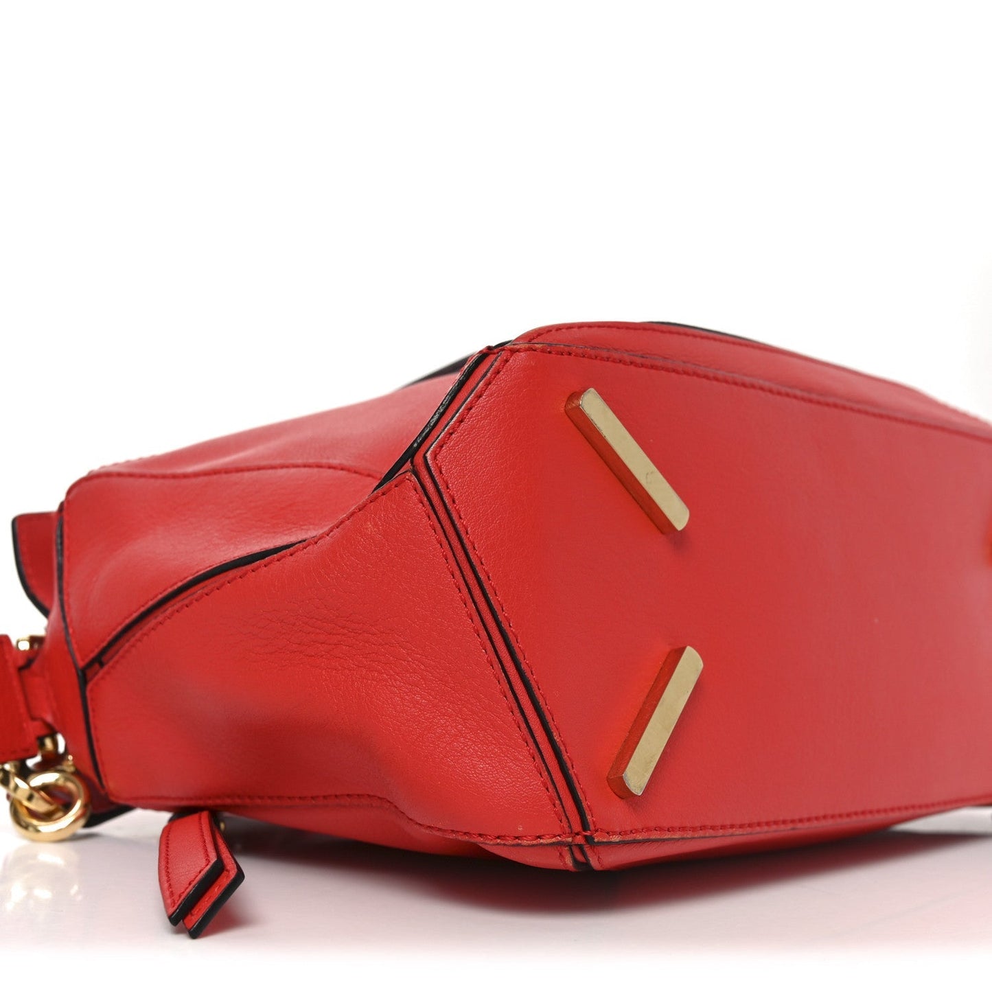 Calfskin Small Puzzle Bag Scarlet