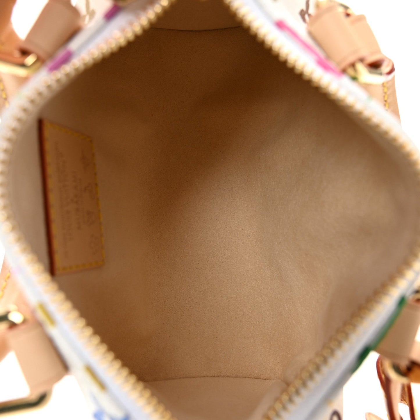 LV X TM Monogram Multicolor Nano Speedy White