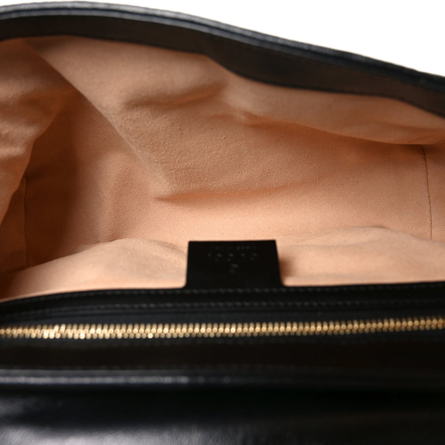 Monogram Matelasse Diagonal Small GG Marmont Shoulder Bag Beige Black