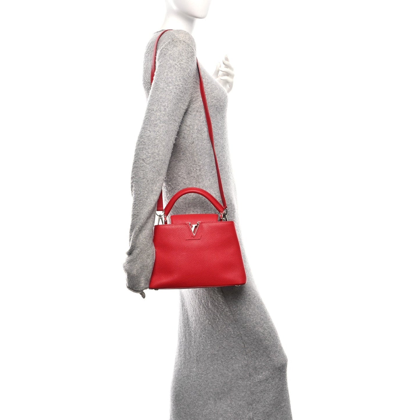 Taurillon Capucines BB Scarlet Red