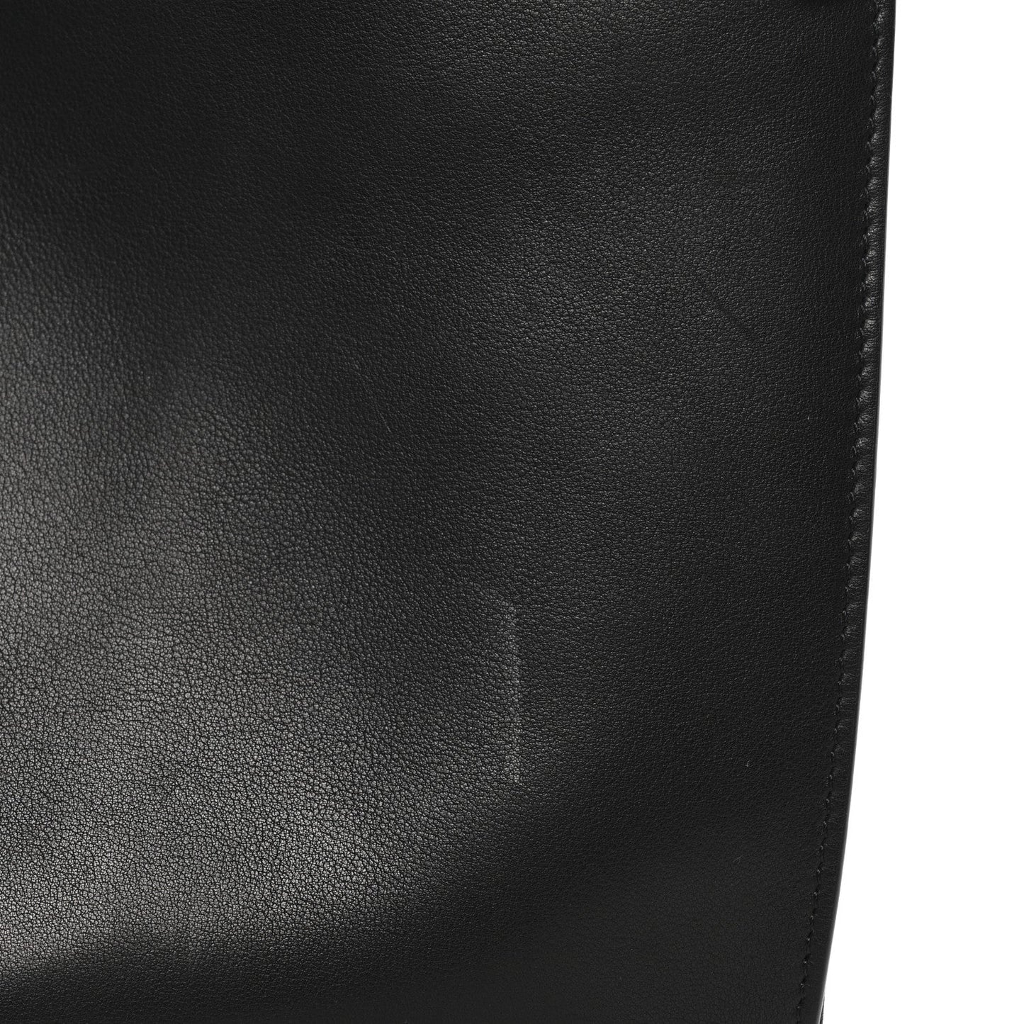 Polished Saddle Calfskin Small Alexia Bag Black