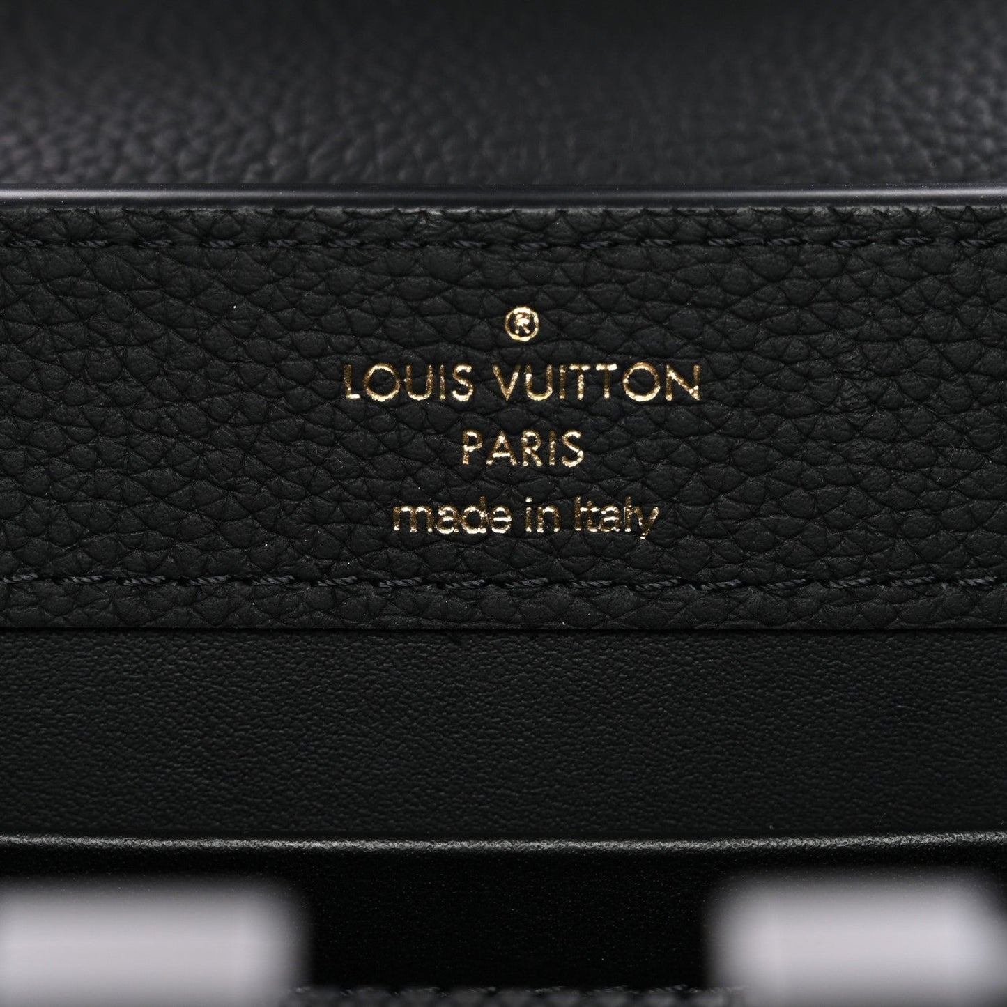 Matte Taurillon Capucines East West Mini All Black