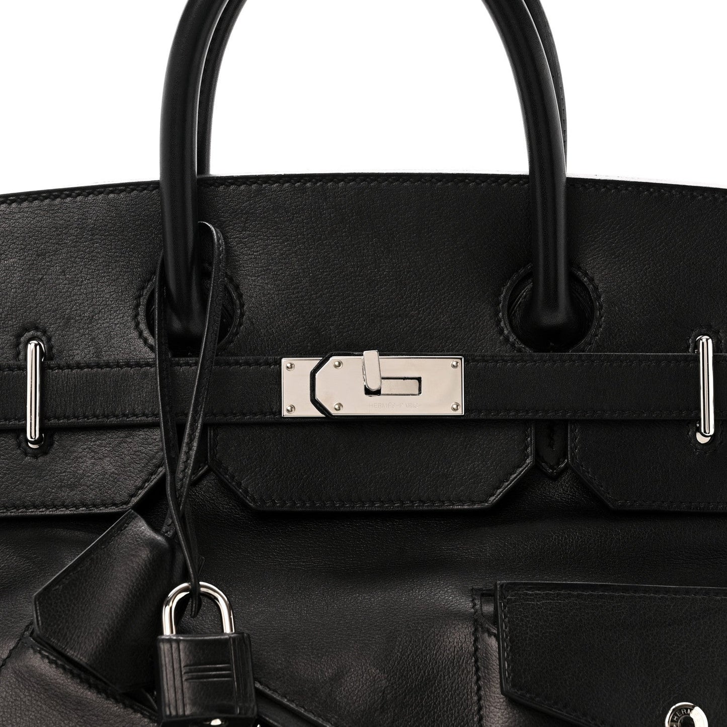 Veau Volupto Rock HAC Birkin 40 Black