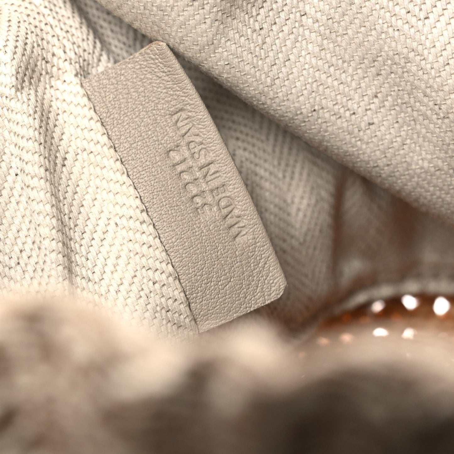 Calfskin Raffia Anagram Paulas Ibiza Pochette Bag Natural Tan