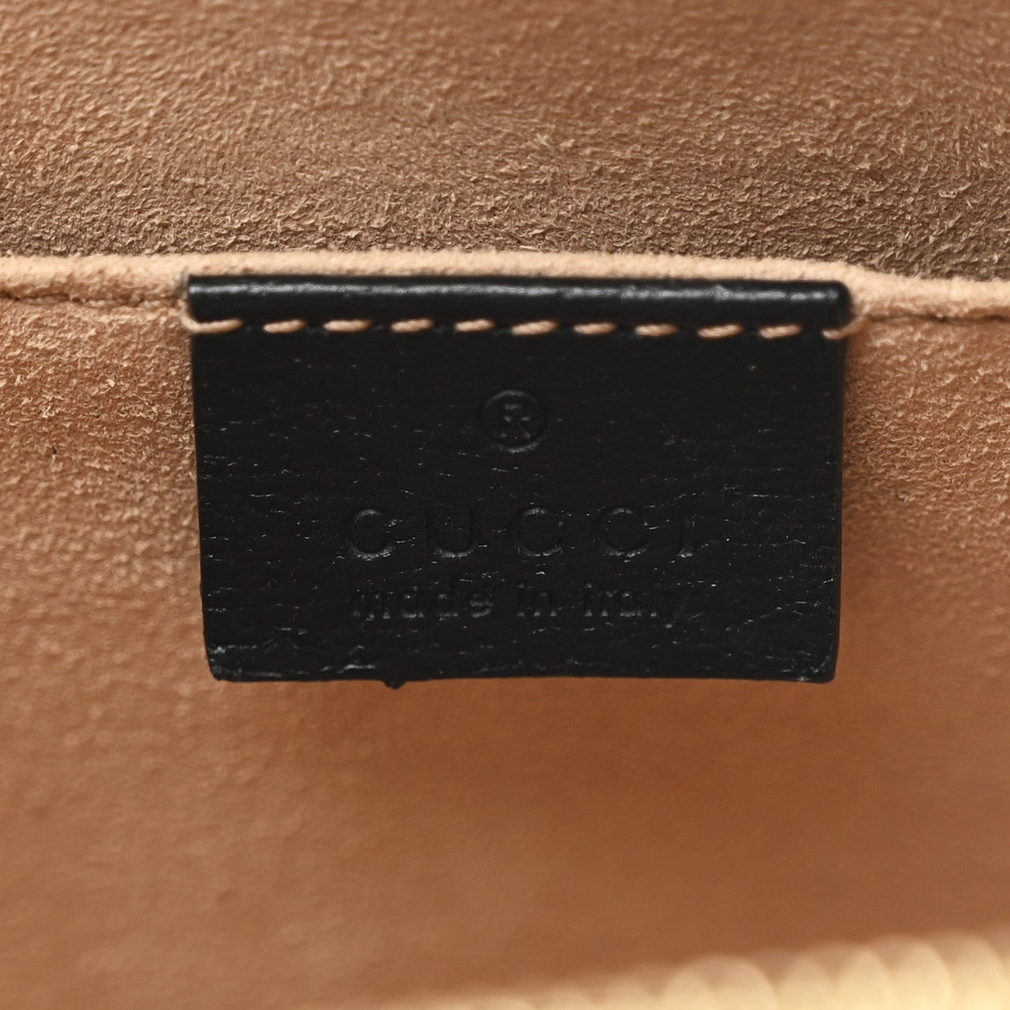 Textured Calfskin Web Small Ophidia Tote Bag Black