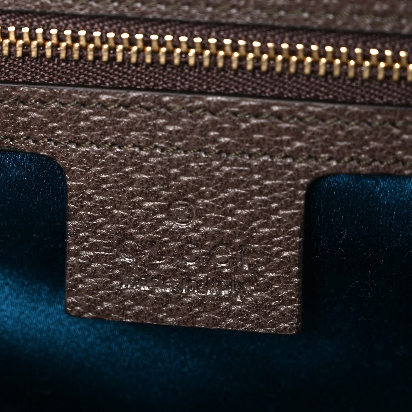 GG Supreme Monogram Web Medium Ophidia Chain Shoulder Bag Brown
