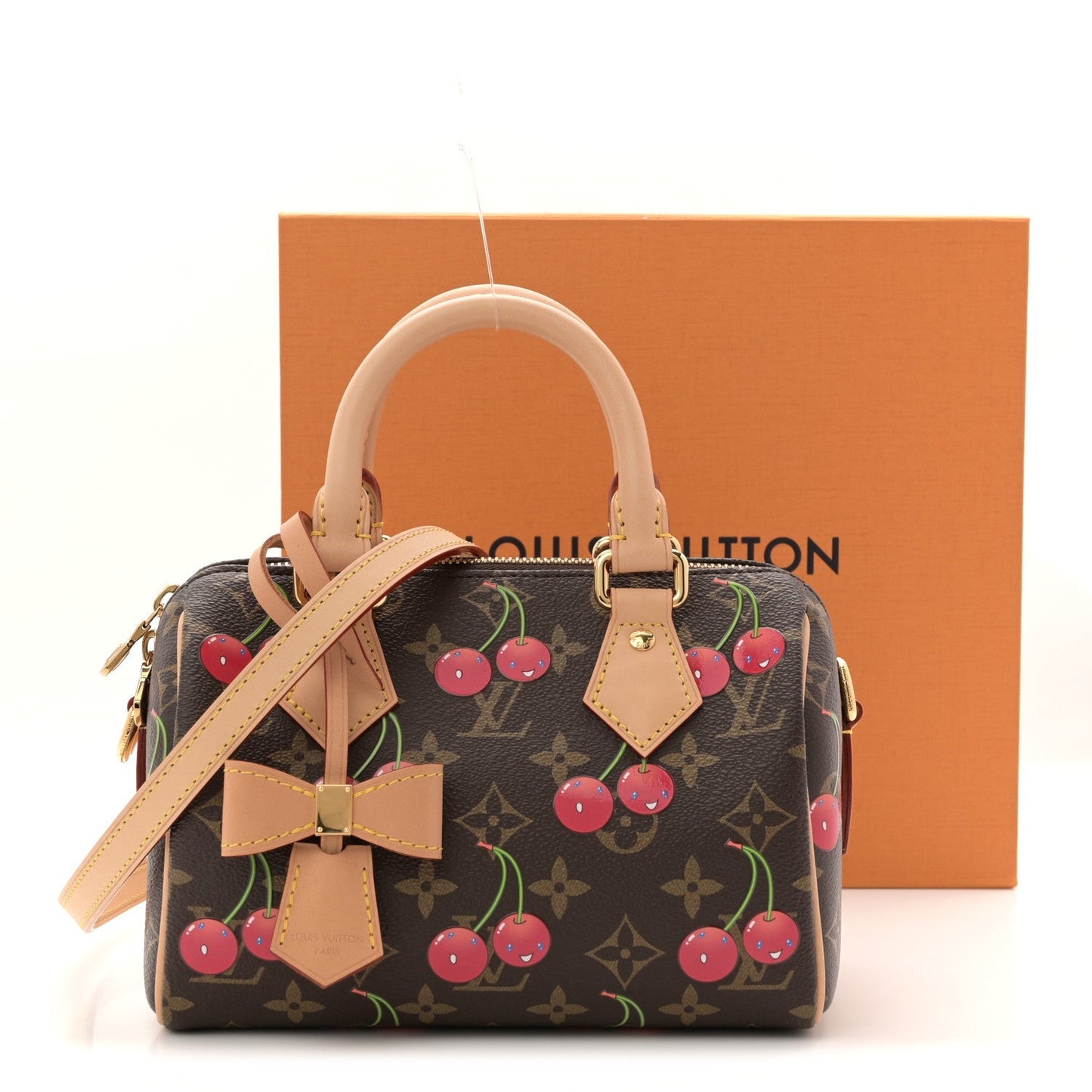 LV X TM Monogram Cerises Speedy Bandouliere 20
